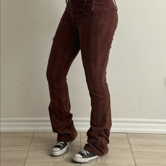 UO Tony Corduroy Belt Flare Pant - Picture 1 of 4